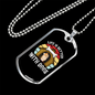 Life is Better With Dogs Necklace Stainless Steel or 18k Gold Dog Tag 24" Chain-Express Your Love Gifts