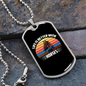 Life is Better With Horses Colors Necklace Stainless Steel or 18k Gold Dog Tag 24" Chain-Express Your Love Gifts