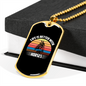 Life is Better With Horses Colors Necklace Stainless Steel or 18k Gold Dog Tag 24" Chain-Express Your Love Gifts