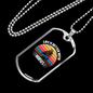 Life is Better With Horses Colors Necklace Stainless Steel or 18k Gold Dog Tag 24" Chain-Express Your Love Gifts