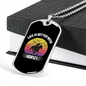 Life is Better With Horses Horse Necklace Stainless Steel or 18k Gold Dog Tag 24" Chain-Express Your Love Gifts