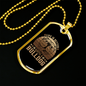 Life is Better Wth a Bulldog Necklace Stainless Steel or 18k Gold Dog Tag 24" Chain-Express Your Love Gifts