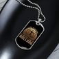 Life is Better Wth a Bulldog Necklace Stainless Steel or 18k Gold Dog Tag 24" Chain-Express Your Love Gifts