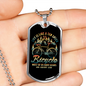 Life Is Like A Ten Speed Cycling Necklace Stainless Steel or 18k Gold Dog Tag 24"-Express Your Love Gifts