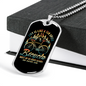 Life Is Like A Ten Speed Cycling Necklace Stainless Steel or 18k Gold Dog Tag 24"-Express Your Love Gifts