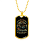 Life Is Like A Ten Speed Cycling Necklace Stainless Steel or 18k Gold Dog Tag 24"-Express Your Love Gifts