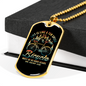Life Is Like A Ten Speed Cycling Necklace Stainless Steel or 18k Gold Dog Tag 24"-Express Your Love Gifts