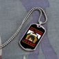 Life is Ruff Necklace Stainless Steel or 18k Gold Dog Tag 24" Chain-Express Your Love Gifts