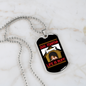 Life is Ruff Necklace Stainless Steel or 18k Gold Dog Tag 24" Chain-Express Your Love Gifts
