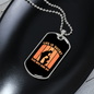 Life is Short Play With Dogs Necklace Stainless Steel or 18k Gold Dog Tag 24" Chain-Express Your Love Gifts