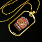 Life is Short to Have One Dog Bulldog Necklace Stainless Steel or 18k Gold Dog Tag 24" Chain-Express Your Love Gifts