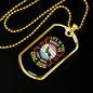 Life is Short to Have One Dog Necklace Stainless Steel or 18k Gold Dog Tag 24" Chain-Express Your Love Gifts