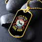Life is Short to Have One Dog Necklace Stainless Steel or 18k Gold Dog Tag 24" Chain-Express Your Love Gifts