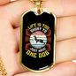 Life is Short to Have One Dog Necklace Stainless Steel or 18k Gold Dog Tag 24" Chain-Express Your Love Gifts