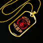 Life is Short to Have One Dog Pink Necklace Stainless Steel or 18k Gold Dog Tag 24" Chain-Express Your Love Gifts
