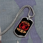 Life is Short to Have One Dog Pink Necklace Stainless Steel or 18k Gold Dog Tag 24" Chain-Express Your Love Gifts