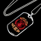 Life is Short to Have One Dog Pink Necklace Stainless Steel or 18k Gold Dog Tag 24" Chain-Express Your Love Gifts