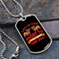 Life is Short to Have One Dog Red Necklace Stainless Steel or 18k Gold Dog Tag 24" Chain-Express Your Love Gifts