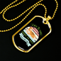 Life is Too Short Necklace Stainless Steel or 18k Gold Dog Tag 24" Chain-Express Your Love Gifts