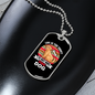 Life Is Too Short To Just Have One Dog-05 Necklace Stainless Steel or 18k Gold Dog Tag 24" Chain-Express Your Love Gifts