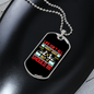 Life Isn't All About Dog Necklace Stainless Steel or 18k Gold Dog Tag 24" Chain-Express Your Love Gifts