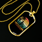 Life'S A Climb Cycling Necklace Stainless Steel or 18k Gold Dog Tag 24"-Express Your Love Gifts
