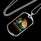 Life'S A Climb Cycling Necklace Stainless Steel or 18k Gold Dog Tag 24"-Express Your Love Gifts