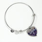 Lift Your Faith Remove Your Fear Heart Bangle Stainless Steel or 18k Gold 18-22"-Express Your Love Gifts