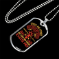 Light Sirens Excite Me Firefighter Gift Stainless Steel or 18k Gold Dog Tag 24" Chain-Express Your Love Gifts