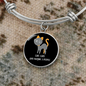 Like Cats And Bracelet Stainless Steel or 18k Gold Circle Bangle-Express Your Love Gifts