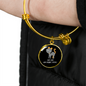 Like Cats And Bracelet Stainless Steel or 18k Gold Circle Bangle-Express Your Love Gifts