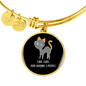 Like Cats And Bracelet Stainless Steel or 18k Gold Circle Bangle-Express Your Love Gifts