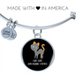 Like Cats And Bracelet Stainless Steel or 18k Gold Circle Bangle-Express Your Love Gifts