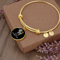 Like Cats And Bracelet Stainless Steel or 18k Gold Circle Bangle-Express Your Love Gifts