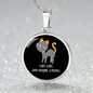 Like Cats And Circle Necklace Stainless Steel or 18k Gold 18-22"-Express Your Love Gifts