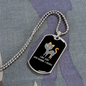 Like Cats And Necklace Stainless Steel or 18k Gold Dog Tag 24" Chain-Express Your Love Gifts