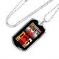 Like Dog Hair Necklace Stainless Steel or 18k Gold Dog Tag 24" Chain-Express Your Love Gifts