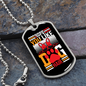 Like Dog Hair Necklace Stainless Steel or 18k Gold Dog Tag 24" Chain-Express Your Love Gifts