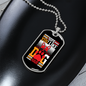 Like Dog Hair Necklace Stainless Steel or 18k Gold Dog Tag 24" Chain-Express Your Love Gifts