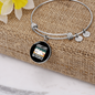 Like Morning People Cat Bracelet Stainless Steel or 18k Gold Circle Bangle-Express Your Love Gifts