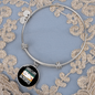 Like Morning People Cat Bracelet Stainless Steel or 18k Gold Circle Bangle-Express Your Love Gifts