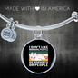 Like Morning People Cat Bracelet Stainless Steel or 18k Gold Circle Bangle-Express Your Love Gifts