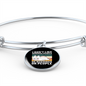 Like Morning People Cat Bracelet Stainless Steel or 18k Gold Circle Bangle-Express Your Love Gifts