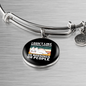 Like Morning People Cat Bracelet Stainless Steel or 18k Gold Circle Bangle-Express Your Love Gifts