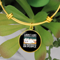 Like Morning People Cat Bracelet Stainless Steel or 18k Gold Circle Bangle-Express Your Love Gifts