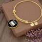 Like Morning People Cat Bracelet Stainless Steel or 18k Gold Circle Bangle-Express Your Love Gifts