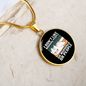 Like Morning People Cat Circle Necklace Stainless Steel or 18k Gold 18-22"-Express Your Love Gifts