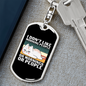 Like Morning People Cat Keychain Stainless Steel or 18k Gold Dog Tag Keyring-Express Your Love Gifts