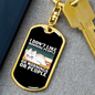 Like Morning People Cat Keychain Stainless Steel or 18k Gold Dog Tag Keyring-Express Your Love Gifts