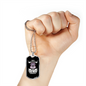 Like My Father Trucker Dog Tag Stainless Steel or 18k Gold 24" Chain-Express Your Love Gifts